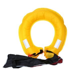Automatic Inflatable Life Jacket Swim Ring Belt Fishing Boat Drifting Outside