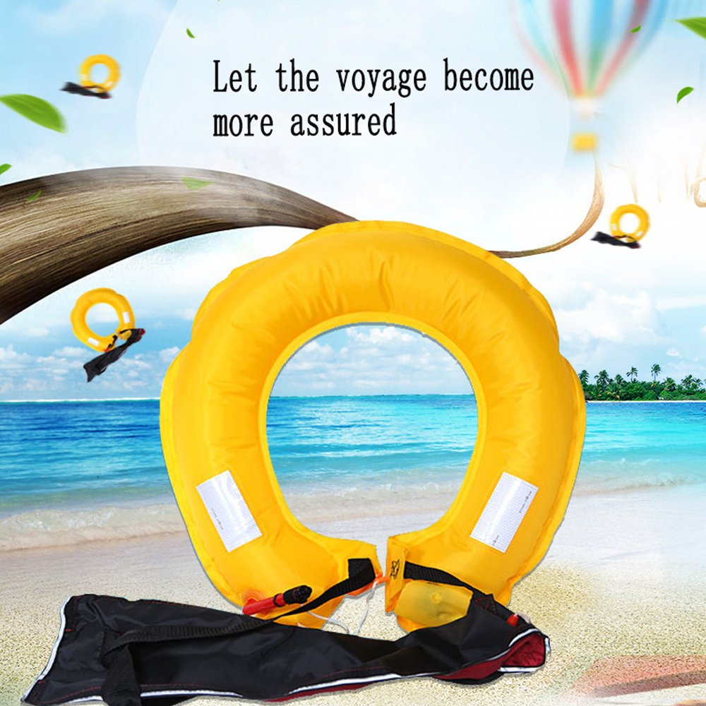 Automatic Inflatable Life Jacket Swim Belt For Fishing Boating And Outdoor Water Activities - 8 Automatic Inflatable Life Jacket Swim Belt For Fishing Boating And Outdoor Water Activities - 8