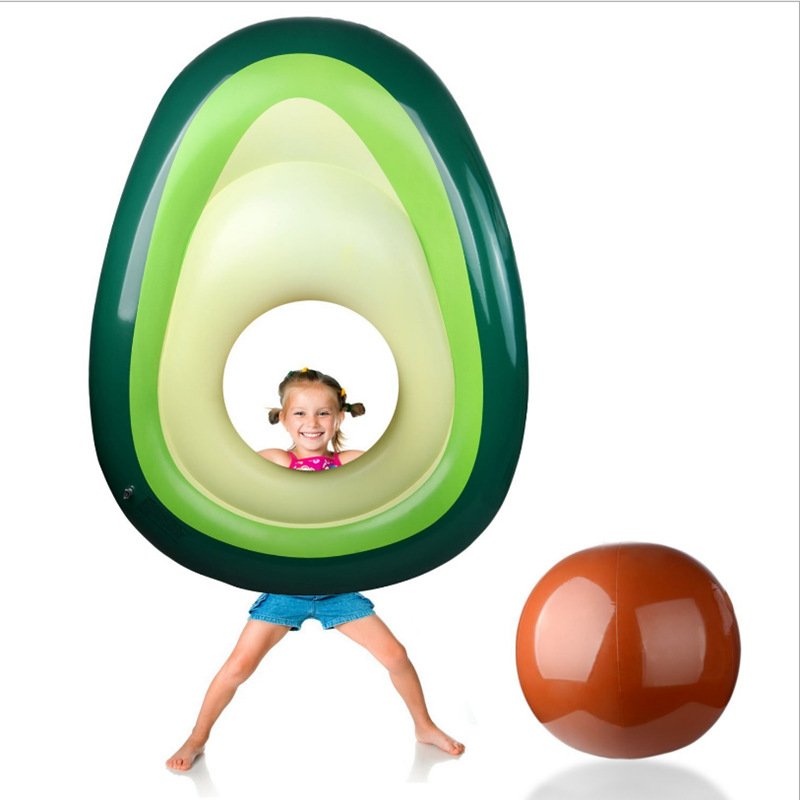 Avocado Inflatable Pool Float Swimming Ring Mattress Toy For Adults And Kids Boia Piscina - 7