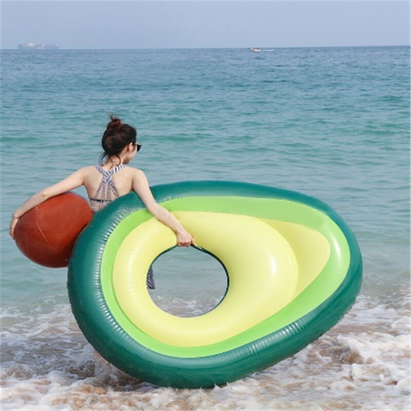 Avocado Inflatable Pool Float Swimming Ring Mattress Toy For Adults And Kids Boia Piscina - 4