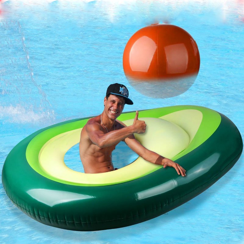 Avocado Inflatable Pool Float Swimming Ring Mattress Toy For Adults And Kids Boia Piscina - 5