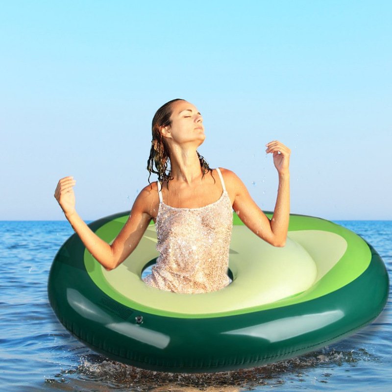 Avocado Inflatable Pool Float Swimming Ring Mattress Toy For Adults And Kids Boia Piscina - 6