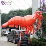 Bargain Price 1 5m Length Inflatable Lighting Led Lobster Cartoon Aerated Custom Made Walking Parade Toy For Advert Decoration - 3