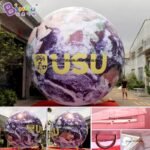 Bargain Price 6 Diameters Inflatable Giant Earth Model Custom Made Globe Printed Advert Logo Landing Decoration Ball - 5
