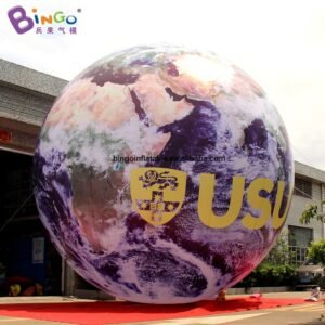 Bargain Price 6 Diameters Inflatable Giant Earth Model Custom Made Globe Printed Advert Logo Landing Decoration Ball - 2