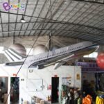 Bargain Price 6m Length Inflatable Hanging Air Plane Replica Custom Made Aircraft Decoration Item Suspended Toy - 2