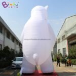 Bargain Price 6mh Inflatable Polar Bear Model Air Blow Characteristic Logo Advertising White Decoration - 2
