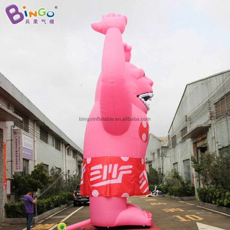 Giant 8m Pink Inflatable Orangutan Toy For Outdoor Entertainment ...
