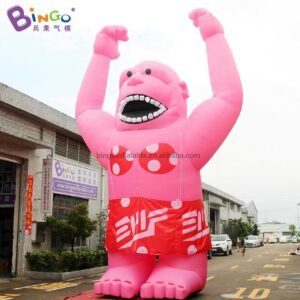Bingo 8m Giant Inflatable Orangutan For Outdoor Entertainment Decoration Blow Up Pink Ape Display Toys - 2