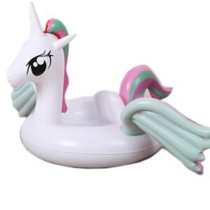 Baby Inflatable Rainbow Unicorn Pool Floats Hot Pegasus Horse Water Float Swimming Seat For Children Floating Island Toy