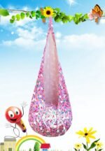 Baby Swing Sleeping Bag Children Pod Hammock Kids Indoor Outdoor Hanging Chair Adult Cotton With Inflatable Cushion - 5