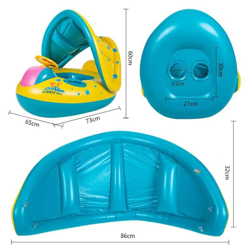 Inflatable Baby Swim Float Ring Water Toys For Kids Summer Pool Fun - 10 Inflatable Baby Swim Float Ring Water Toys For Kids Summer Pool Fun - 10