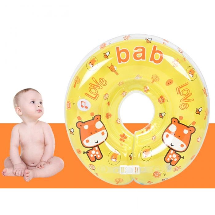 Adjustable Baby Swimming Neck Float Ring Safe Comfortable Inflatable Bathing Accessory By Ysbuy - 5