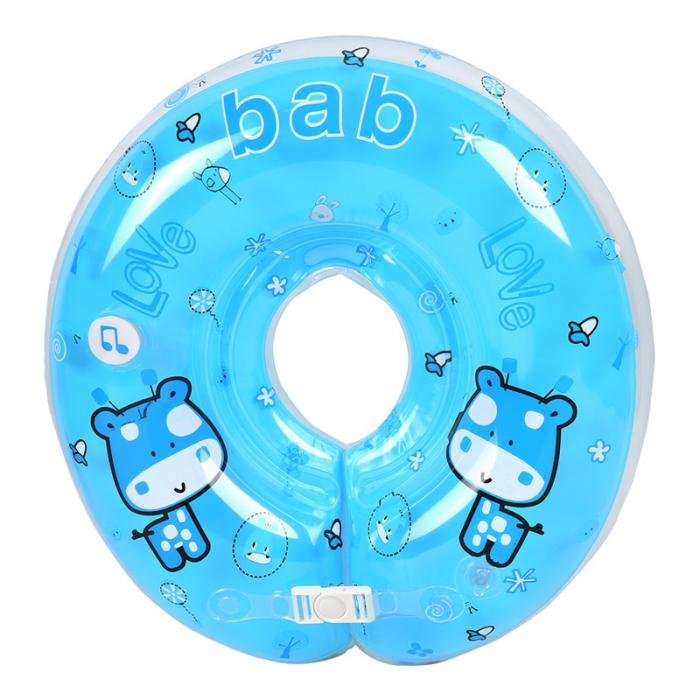 Adjustable Baby Swimming Neck Float Ring Safe Comfortable Inflatable Bathing Accessory By Ysbuy - 7