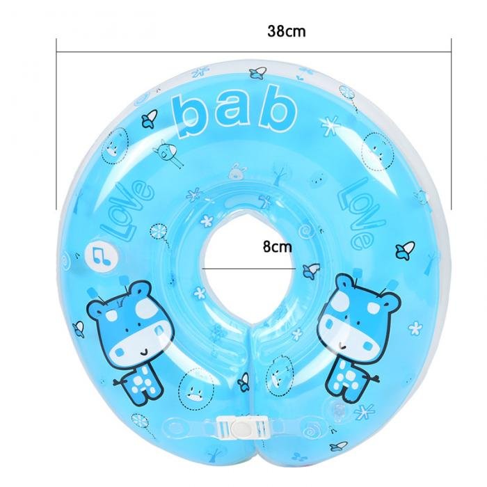 Adjustable Baby Swimming Neck Float Ring Safe Comfortable Inflatable Bathing Accessory By Ysbuy - 8