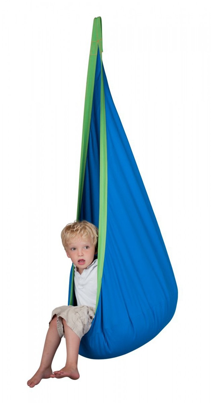 Cotton Baby To Adult Swing Hammock Childrens Indooroutdoor Hanging Pod Chair With Inflatable Cushion - 3