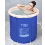 Bath Barrel Adult Home Folding Inflatable Bathtub Thickening Plastic Spa Bucket Portable Household Bathroom - 2