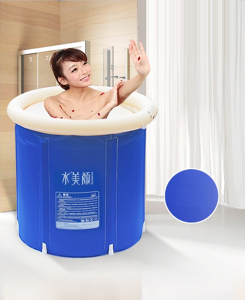 Portable Inflatable Bath Tub For Adults Home Spa Bucket Thickened Plastic Foldable And Durable Bathroom Accessory - 3 Portable Inflatable Bath Tub For Adults Home Spa Bucket Thickened Plastic Foldable And Durable Bathroom Accessory - 3