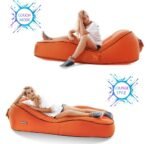 Outdoor Sleeping Bag Inflatable Sofa For Camping Mattress Beach Lazy Bed Air Hammock Camp Fishing Chair - 4