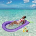 Big Size Giant Eggplant Inflatable Floating Bed Ride-ons Pool Rafts Adults Children Summer Water Fun Toys - 2