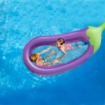 Big Size Giant Eggplant Inflatable Floating Bed Ride-ons Pool Rafts Adults Children Summer Water Fun Toys - 3