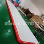 Big Size 10m 11m 12m Air Track Mats For Gymnastics Customized Tumbling With Pump Dwf Floor Gym Mat Yoga - 3