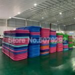 Big Size 10m 11m 12m Air Track Mats For Gymnastics Customized Tumbling With Pump Dwf Floor Gym Mat Yoga - 4