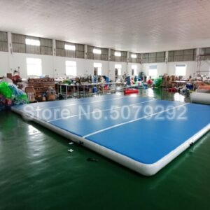 Big Size 10m 11m 12m Air Track Mats For Gymnastics Customized Tumbling With Pump Dwf Floor Gym Mat Yoga - 2