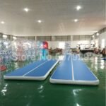 Big Size 10m 11m 12m Air Track Mats For Gymnastics Customized Tumbling With Pump Dwf Floor Gym Mat Yoga - 6