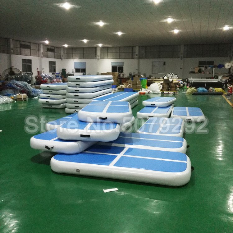 Extralarge Air Track Gymnastics Mat 10m12m Customized Tumbling Dwf Yoga Floor Mat With Pump - 5