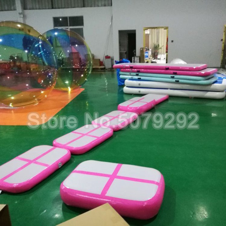 Extralarge Air Track Gymnastics Mat 10m12m Customized Tumbling Dwf Yoga Floor Mat With Pump - 24