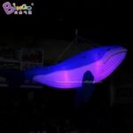 Bingo 5m Giant Inflatable Whale With Ceiling Hanging Color Changing Led Lighting Blow Up For Display Toys - 3