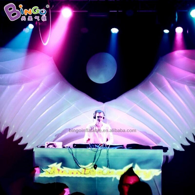 Bingo 3m Inflatable Angel Wing Model Inflated Costume Toy For Cosplay Ball Stage Decor - 3
