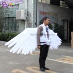 Bingo 3m Inflatable Angel Wing Model Inflated Costume Toy For Cosplay Ball Stage Decor - 4
