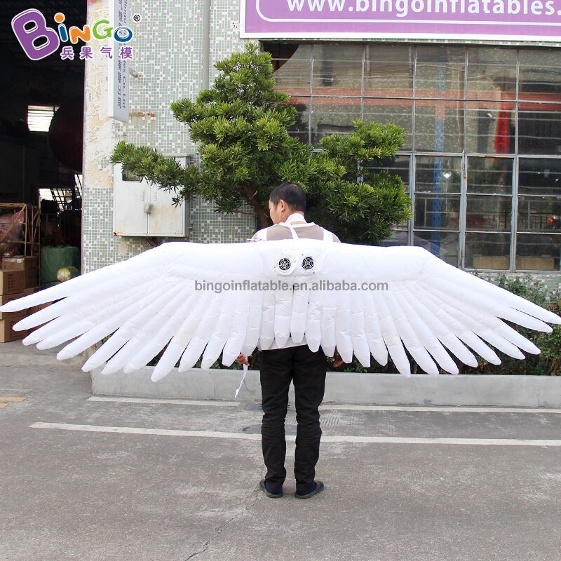 Bingo 3m Inflatable Angel Wing Model Inflated Costume Toy For Cosplay Ball Stage Decor - 5