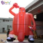 Bingo 5m High Giant Inflatable Hot Dog Man Outdoor Decoration For Gourmet Festival Night Market - 4