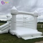 Bingo 5m High Pvc Inflatable White Bouncer For Wedding Party Outdoor Entertainment Decor - 3