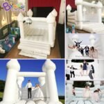 Bingo 5m High Pvc Inflatable White Bouncer For Wedding Party Outdoor Entertainment Decor - 5