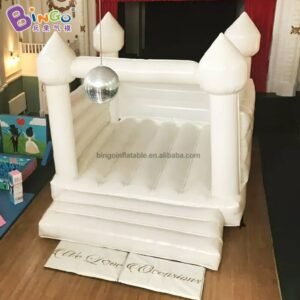 Bingo 5m High Pvc Inflatable White Bouncer For Wedding Party Outdoor Entertainment Decor - 2