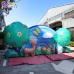 Bingo 6m Inflatable Lighting With Animals Rainbow Cartoon Stage Decor - 4