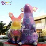 Bingo 8m Giant Inflatable Easter Flower Rabbit Bunny Style Decoration For Visual Art Design - 5