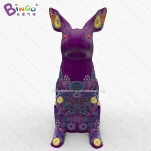 Bingo 8m Giant Inflatable Easter Flower Rabbit Bunny Style Decoration For Visual Art Design - 2