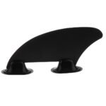 Black Pvc Kayak Skeg Tracking Fin Mounting Points For Inflatable Boat Accessories - 2