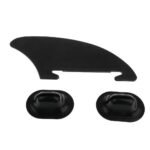 Black Pvc Kayak Skeg Tracking Fin Mounting Points For Inflatable Boat Accessories