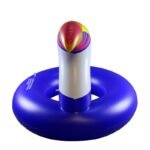 Blue Toucan Inflatable Swimming Ring For Women Float Water Party Fun Toy Beach Lounger Air Mattress Bird Shape - 3