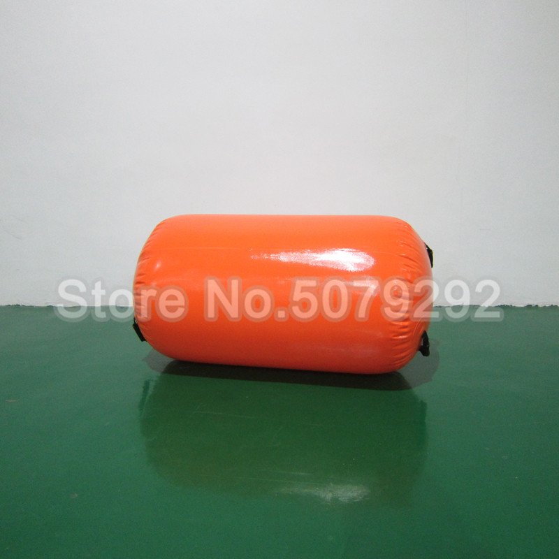 Blue Inflatable Yoga Roller 100x85cm Air Barrel For Gymnastics Training Balance Fitness Track - 5
