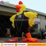 Commercial Toy 6mh Inflatable Sport Rooster Cartoon Air Blow Characteristic Advertising Logo Yellow Standing Chicken Balloon - 4