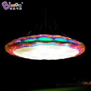 Commercial Toy Inflatable Giant Led Hanging Ufo Model Air Blow Individualized Size Spaceship Lighting Huge Decoration - 2