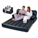 Camping Sofa Pvc Outdoor Bed Folding Home Black Furniture Modern Inflatable Air Beds Living Room - 2