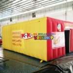 Safety Education Equipment Smoke Channel Simulation Fire Inflatable Tent - 3